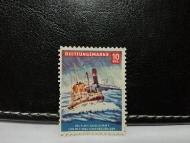 Germany Stamp Marine Ship Rescue Society Charity