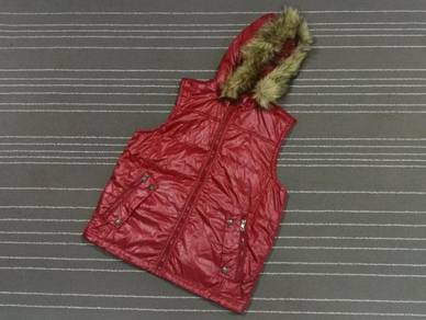 Giordano padded vest hoodies size l