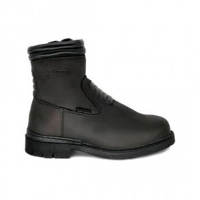 Safety Shoes Black Hammer Men Mid Brown Zip BH4202