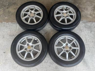 Rim second 14 axia siap tayar viva Axia bezza myvi