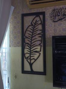 leaf design wall, frame deco 