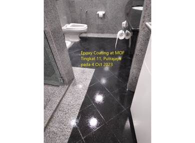 Epoxy Flake for toilet floor -Flake lantai Tandas