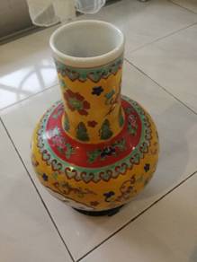 porcelain colourful vase