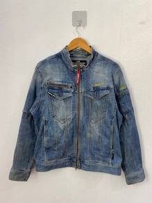 Vintage BURTLE Cordura Denim Work Jacket