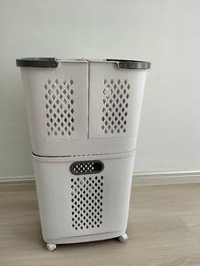 Stackable Laundry Basket with Wheels