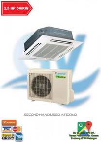 2.5HP Daikin Ceiling Cassette Type Used AC2888