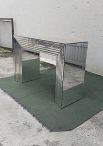 YE42C Meja Konsol Cermin Mirrored Console Table