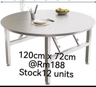 stainless steel  dining table 