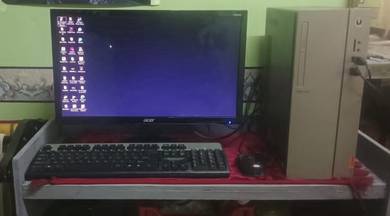 PC Acer + Keyboard HP + Desktop Lenovo