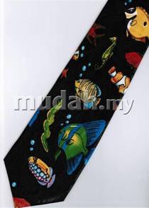 Fish Nemo Sea Horse Marine Life Novelty Neck Tie