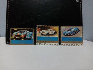 1973 Ajman Stamp, Rally Cars Ford GT40