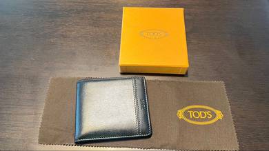 TOD'S Black Leather Wallet - Brand New 17RS