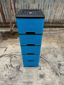 5 Layer Plastic Drawer Cabinet Laci Rack