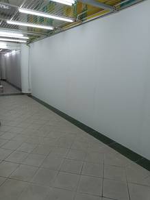 Gypsum board partition 
