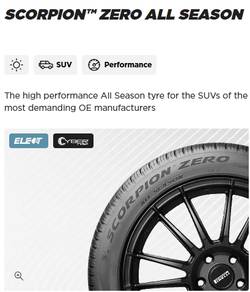 265 40 22 pirelli SCORPION ZERO ALL SEASON 2025