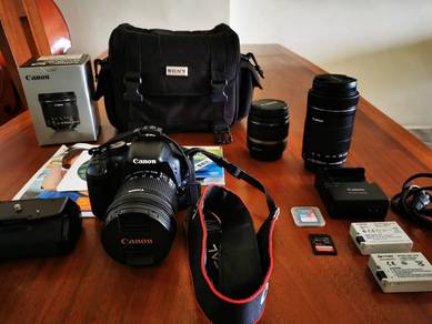 Canon 550D with 3 lenses ++ (very good condition) 