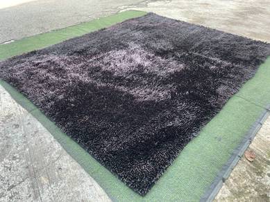 YC42A Karpet 144 x 188 cm Carpet Rug Black