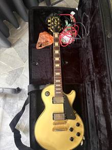 Burny Les Paul Custom RLC + Warwick Rockcase