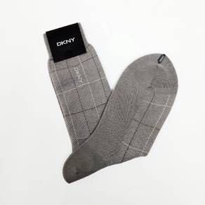 DKNY Grey Checked Sock