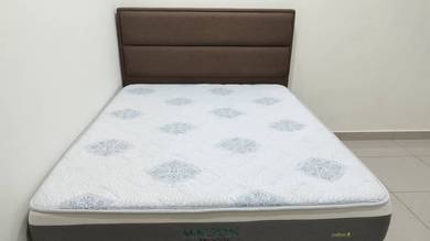 Queen size storage bed with mattress