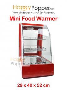 Food warmer showcase small mini double deck New