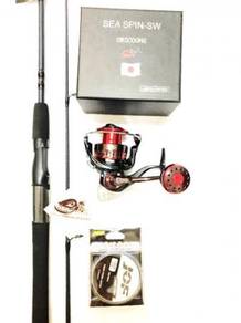 Gtech sea spin reel combo abu garcia sonic max rod