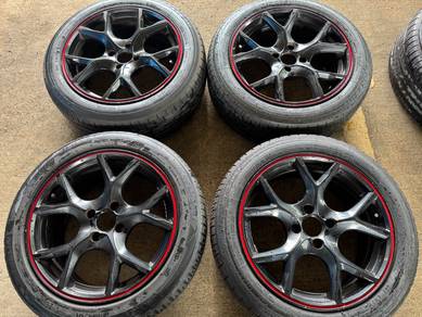 rim second 16 honda type r siap tayar city jazz gn