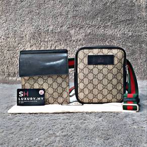 Gucci GG Supreme Monogram Double Waistbag