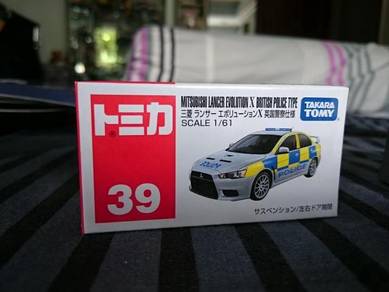 Tomica Mitsubishi Lancer Evolution X police
