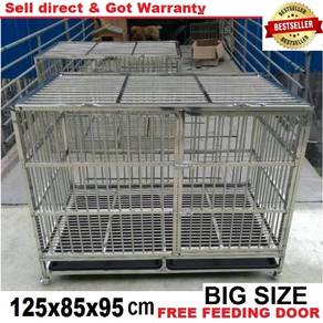 Biggest Stainless Steel Dog Cage 5ft