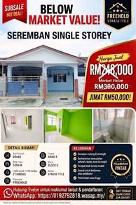 1-storey Terraced House For Sale in Seremban,NSN