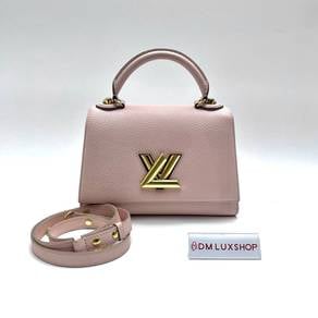 Preloved LV Pink Top Handle Twist GHW