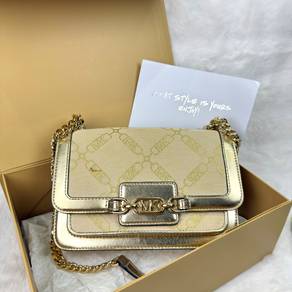 Michael Kors Heather Large Bag in Metallic Gold