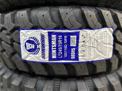 245/75/16 Sunwide Huntsman MT Tyre 2026 Tayar