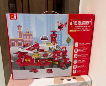 Fire Department Electric Track Playset (3+yo)