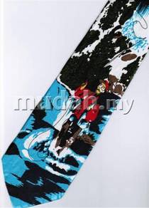 Fishing Cartoon Fancy Novelty Neck Tie