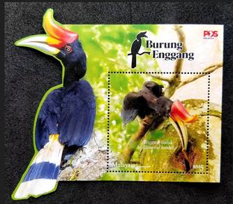 Miniature Sheet Hornbill Malaysia 2024