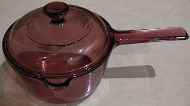 CORNING - Saucepan with glass lid [Made in USA]