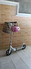 Skuter Set Lengkap + Helmet + Bakul RM95