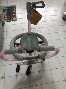 Stroller with brake