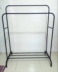 New 2 Tiers Clothes hanging rack, rak baju