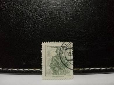 1954 Czechoslovakia Stamp Soldier
