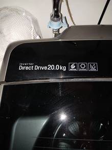 LG washing machine 20KG:  Steam™ Technology