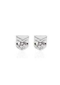 750 White Gold Earrings EC00102WGE