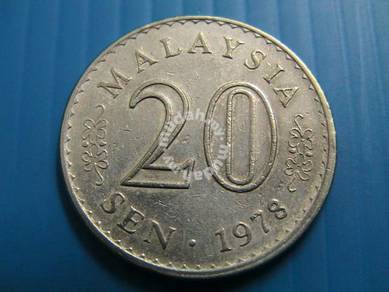Syiling 20 sen (parlimen) tahun 1978