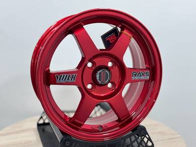 NEW 15 TE37 Rim Axia Bezza Myvi City Vios Jazz