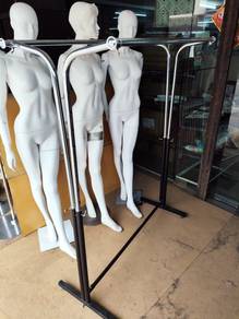 Stand Baju Double Y Boleh Tarik Panjang 2 Hujung B