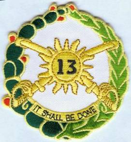 13th Horse Cavalry Regiment Distinctive Unit Patch