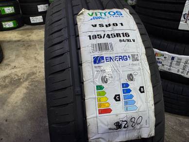 Tayar Baru 195 45 16 Vittos vsu01 2025 new tyre