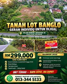 Residential Land in Shah Alam, SGR